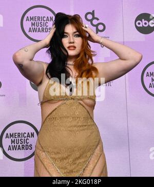 Los Angeles, Usa. 20.. November 2022. Gayle kommt am Sonntag, den 20. November 2022, zu den jährlichen American Music Awards 50. im Microsoft Theater in Los Angeles an. Foto von Jim Ruymen/UPI Credit: UPI/Alamy Live News Stockfoto