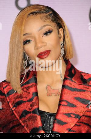 Los Angeles, Kalifornien. 20.. November 2022. GloRilla bei der Ankunft für die American Music Awards 2022, Microsoft Theater, Los Angeles, CA 20. November 2022. Kredit: Elizabeth Goodenough/Everett Collection/Alamy Live Nachrichten Stockfoto