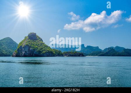 Koh Wua Talah, Mu Ko Ang Thong National Park, Golf von Thailand, Siam, Stockfoto