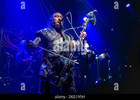 Mailand, Italien. 13.. November 2022. Das Hu Live-Konzert im Alcatraz in Mailand Italien November, 13 2022 - Black Thunder Tour (Foto: Andrea Ripamonti/NurPhoto) Quelle: NurPhoto/Alamy Live News Stockfoto