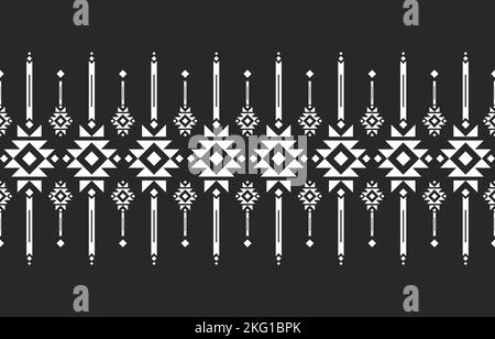 Vektor nahtlose dekorative ethnische Muster bunte geometrische.American indian Motive. Design für Hintergrund, Teppich, Tapete, Kleidung, Verpackung, Batik, Stock Vektor