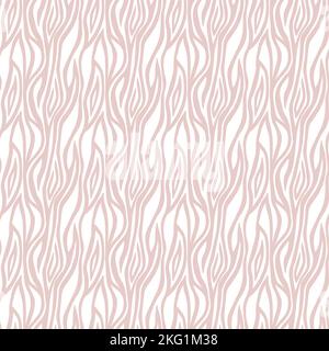 Abstraktes, modernes Zebra-Nahtloses Muster. Tiere trendy Hintergrund. Rosa und weiße dekorative Vektor Stock Illustration für Druck, Karte, Postkarte Stock Vektor