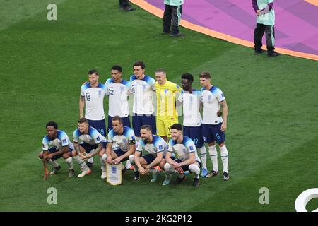 Doha, Katar. FIFA Fußball-WM-Spiel 3 England gegen Iran. 21.. November 2022. Quelle: Fabideciria/Alamy Live News Stockfoto