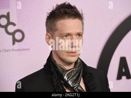 Los Angeles, USA. 20.. November 2022. Tobias Forge of Ghost kommt bei den American Music Awards 2022 an, die am Sonntag, dem 20. November 2022, im Microsoft Theater in Los Angeles, CA, verliehen wurden. (Foto: Sthanlee B. Mirador/Sipa USA) Quelle: SIPA USA/Alamy Live News Stockfoto