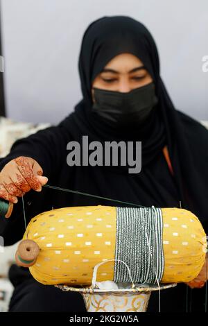 Dubai Expo 2020 in den Vereinigten Arabischen Emiraten. Kunsthandwerk. Stockfoto