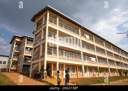 Sozialer Wohnungsbau in Kigali, Ruanda Stockfoto