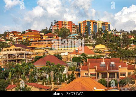 Gebäude in Kigali, Ruanda Stockfoto