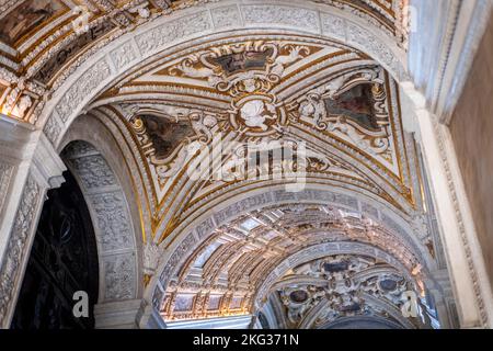 Goldene Treppe des Palazzo Ducale in Venedig Stockfoto