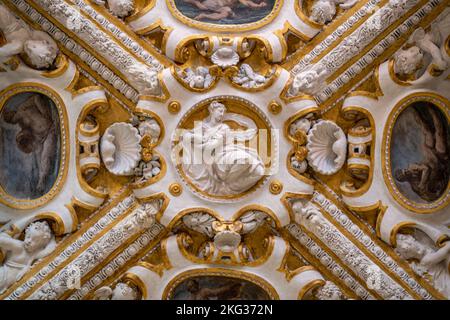 Goldene Treppe des Palazzo Ducale in Venedig Stockfoto