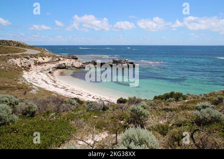mable Cove und indischer Ozean auf der insel rottnest in australien Stockfoto