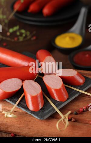 Hot-Dog-Wurst Stockfoto