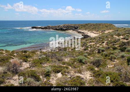 mable Cove und indischer Ozean auf der insel rottnest in australien Stockfoto