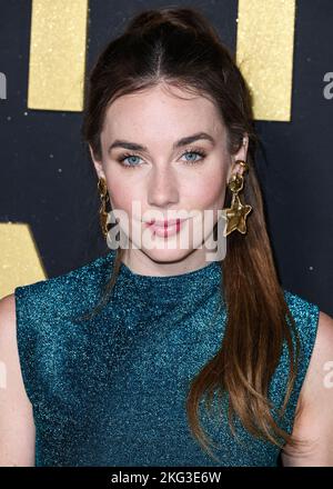 Los Angeles, Usa. 20.. November 2022. ELYSIAN PARK, LOS ANGELES, KALIFORNIEN, USA - 20. NOVEMBER: Lyndon Smith kommt bei Disney's Yellow Brick Road Event 'Elton John Live: Abschied vom Dodger Stadium' an, das am 20. November 2022 im Dodger Stadium im Elysian Park, Los Angeles, Kalifornien, USA, stattfand. (Foto von Xavier Collin/Image Press Agency) Quelle: Image Press Agency/Alamy Live News Stockfoto