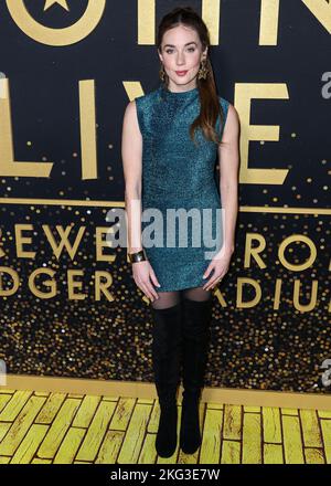 Los Angeles, Usa. 20.. November 2022. ELYSIAN PARK, LOS ANGELES, KALIFORNIEN, USA - 20. NOVEMBER: Lyndon Smith kommt bei Disney's Yellow Brick Road Event 'Elton John Live: Abschied vom Dodger Stadium' an, das am 20. November 2022 im Dodger Stadium im Elysian Park, Los Angeles, Kalifornien, USA, stattfand. (Foto von Xavier Collin/Image Press Agency) Quelle: Image Press Agency/Alamy Live News Stockfoto