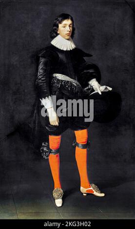 Daniel Mijtens; Porträt von James Hamilton, Earl of Arran, später 3. Marquis und 1. Herzog von Hamilton, 17 Jahre, 1606 - 1649 Jahre alt. Royalist; 1623; Öl auf ca. Stockfoto