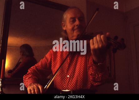 Philippe Gras / Le Pictorium - Stephane Grappelli - 19/8/2011 - Frankreich / Ile-de-France (Region) / Paris - Stephane Grappelli, 1980 Stockfoto