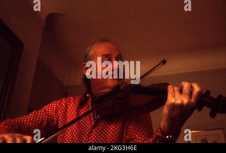 Philippe Gras / Le Pictorium - Stephane Grappelli - 19/8/2011 - Frankreich / Ile-de-France (Region) / Paris - Stephane Grappelli, 1980 Stockfoto