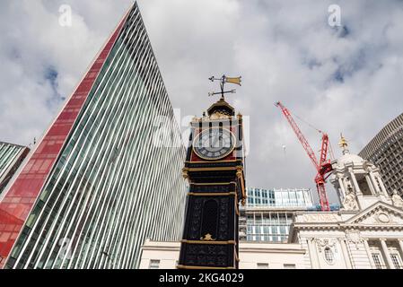 Little Ben Clock in der Wilton Road Stockfoto