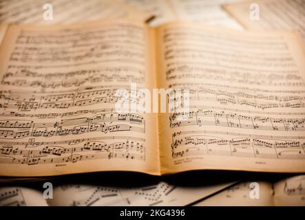 Musik-Noten Stockfoto