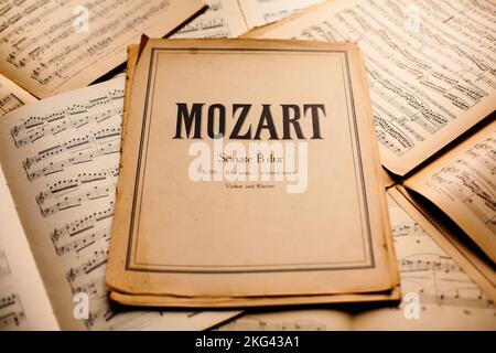 Musik-Noten Stockfoto