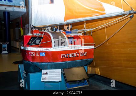 Vatertag im National Maritime Museum in Cornwall in Falmouth Stockfoto