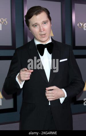 Paul Dano bei der Ankunft für die Academy of Motion Picture Arts and Sciences 13. Governors Awards - Teil 2, Fairmont Century Plaza Hotel, Los Angeles, CA 19. November 2022. Foto: Priscilla Grant/Everett Collection Stockfoto