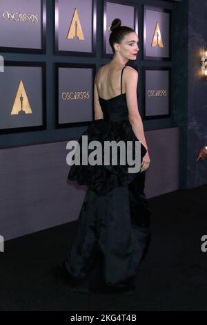 Rooney Mara bei der Ankunft für die Academy of Motion Picture Arts and Sciences 13. Governors Awards - Teil 2, Fairmont Century Plaza Hotel, Los Angeles, CA 19. November 2022. Foto: Priscilla Grant/Everett Collection Stockfoto