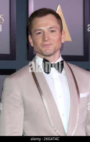 Taron Egerton bei der Ankunft für die Academy of Motion Picture Arts and Sciences 13. Governors Awards - Teil 2, Fairmont Century Plaza Hotel, Los Angeles, CA 19. November 2022. Foto: Priscilla Grant/Everett Collection Stockfoto