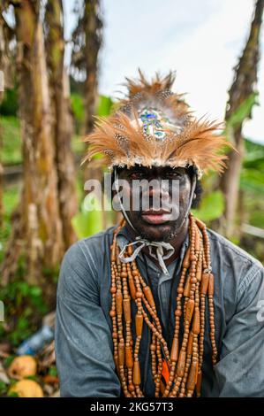 Die kongolesische Kultur, am Leben gehalten von den Nachkommen der afrikanischen Sklaven, die von den Spaniern nach Panama gebracht wurden. 2018 wurden die kongolesischen Traditionen von der UNESCO zum immateriellen Erbe der Menschheit erklärt. Während der Kolonialzeit wurde der Begriff Kongo eher als Oberbegriff für Afrika verwendet. Stockfoto