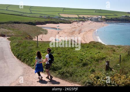 South Milton Sands, Thurlestone, Devon, England Stockfoto