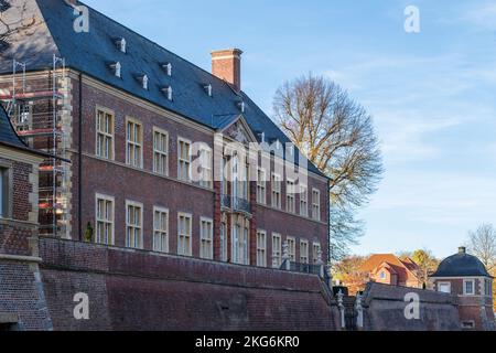 Das historische Wahrzeichen von Ahaus: Schloss Ahaus. Europäische und deutsche Architektur. Ahaus in Deutschland Stockfoto