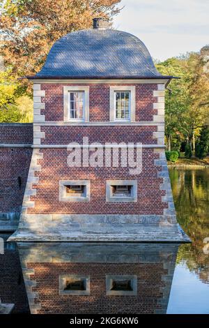 Das historische Wahrzeichen von Ahaus: Schloss Ahaus. Europäische und deutsche Architektur. Ahaus in Deutschland Stockfoto