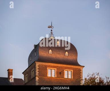 Das historische Wahrzeichen von Ahaus: Schloss Ahaus. Europäische und deutsche Architektur. Ahaus in Deutschland Stockfoto