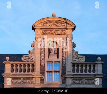 Das historische Wahrzeichen von Ahaus: Schloss Ahaus. Europäische und deutsche Architektur. Ahaus in Deutschland Stockfoto