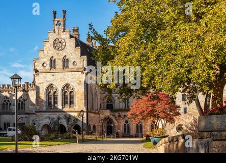 Wunderschönes Schloss Bentheim in Bad Bentheim, Niedersachsen, Deutschland Stockfoto