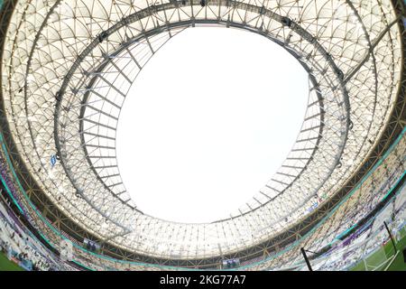 Lusail, Katar. 22. November 2022. Lusail, Katar. 22.. November 2022. Lusail Stadium während des WM-Spiels von Katar 2022 spielte die Gruppe C, Datum 1, zwischen Argentinien und Arabien Saudita am 22. November 2022 im Lusail Stadium in Lusail, Katar. (Foto von Bagu Blanco / PRESSINPHOTO) Credit: PRESSINPHOTO SPORTS AGENCY/Alamy Live News Credit: PRESSINPHOTO SPORTS AGENCY/Alamy Live News Stockfoto