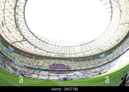 Lusail, Katar. 22. November 2022. Lusail, Katar. 22.. November 2022. Lusail Stadium während des WM-Spiels von Katar 2022 spielte die Gruppe C, Datum 1, zwischen Argentinien und Arabien Saudita am 22. November 2022 im Lusail Stadium in Lusail, Katar. (Foto von Bagu Blanco / PRESSINPHOTO) Credit: PRESSINPHOTO SPORTS AGENCY/Alamy Live News Credit: PRESSINPHOTO SPORTS AGENCY/Alamy Live News Stockfoto