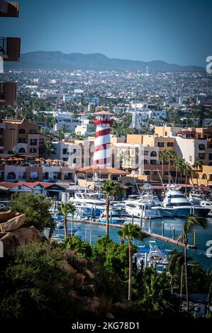 Der Leuchtturm in Cabo San Lucas Mexiko Stockfoto