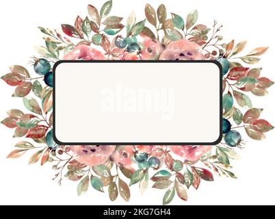 Abstraktes Blumendesign und Blumendesign Stock Vektor