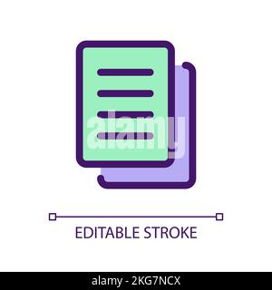 Symbol für die Benutzeroberfläche „Pixel Perfect RGB-Farbe kopieren“ Stock Vektor