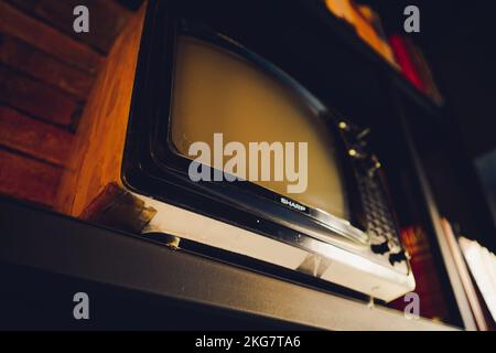 Alten Fernseher Stockfoto