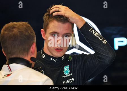Abu Dhabi, Abu Dhabi. 22.. November 2022. Abu Dhabi, Abu Dhabi. 22.. November 2022. Abu Dhabi, Abu Dhabi. 22.. November 2022. Frederik Vesti (DEN) Mercedes AMG F1 Testfahrer. 22.11.2022. Formula 1 Testing, Yas Marina Circuit, Abu Dhabi, Dienstag. Der Bildnachweis sollte lauten: XPB/Alamy Live News. Stockfoto
