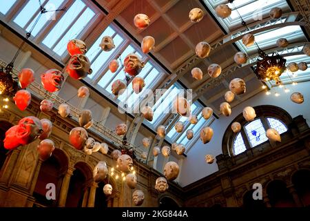 Head, Kelvingrove Art Gallery and Museum, Glasgow, Schottland Stockfoto