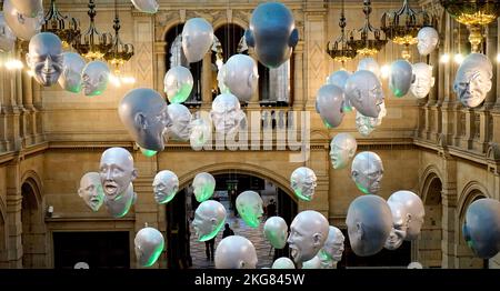 Head, Kelvingrove Art Gallery and Museum, Glasgow, Schottland Stockfoto