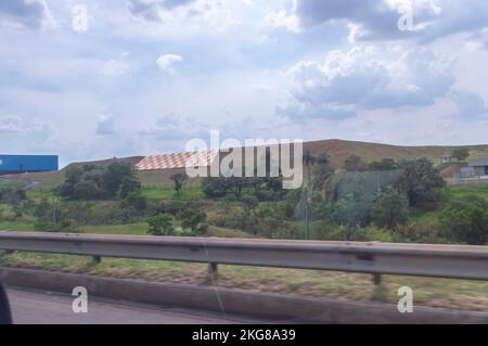 Campinas-sp, brasilien-November 21,2022: flughafen viracopos, Flugzeugeingang. Stockfoto