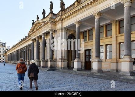 Mill Colonnade in Karlsbad. (CTK Photo/Petr Svancara) Stockfoto