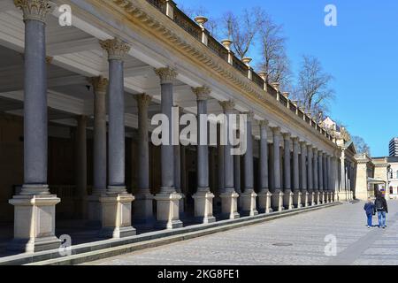 Mill Colonnade in Karlsbad. (CTK Photo/Petr Svancara) Stockfoto