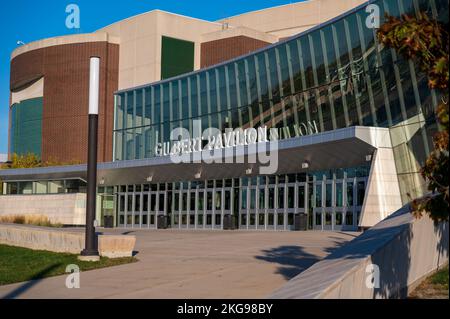 East Lansing MI - 18. Oktober 2022: Eintritt zum Basketballzentrum Breslin A. Stockfoto