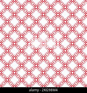 Mehrfarbiger, nahtloser, abstrakter Mustereindruck. Hintergrund und Hintergrund. Mehrfarbig. Farbenfrohes Ornament-Dessin. Farbige Mosaikornamente. Vektorgrafik il Stock Vektor