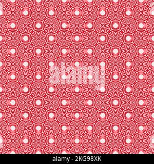 Mehrfarbiger, nahtloser, abstrakter Mustereindruck. Hintergrund und Hintergrund. Mehrfarbig. Farbenfrohes Ornament-Dessin. Farbige Mosaikornamente. Vektorgrafik il Stock Vektor